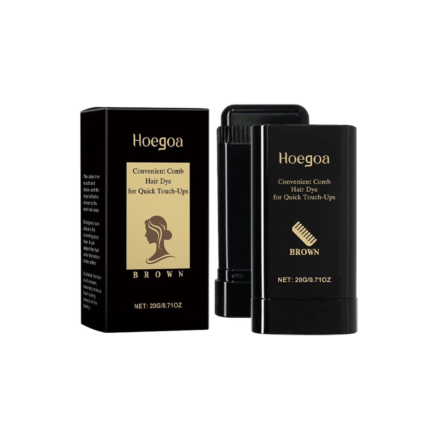Convenient Comb Hair Dye for Quick Touch-Ups