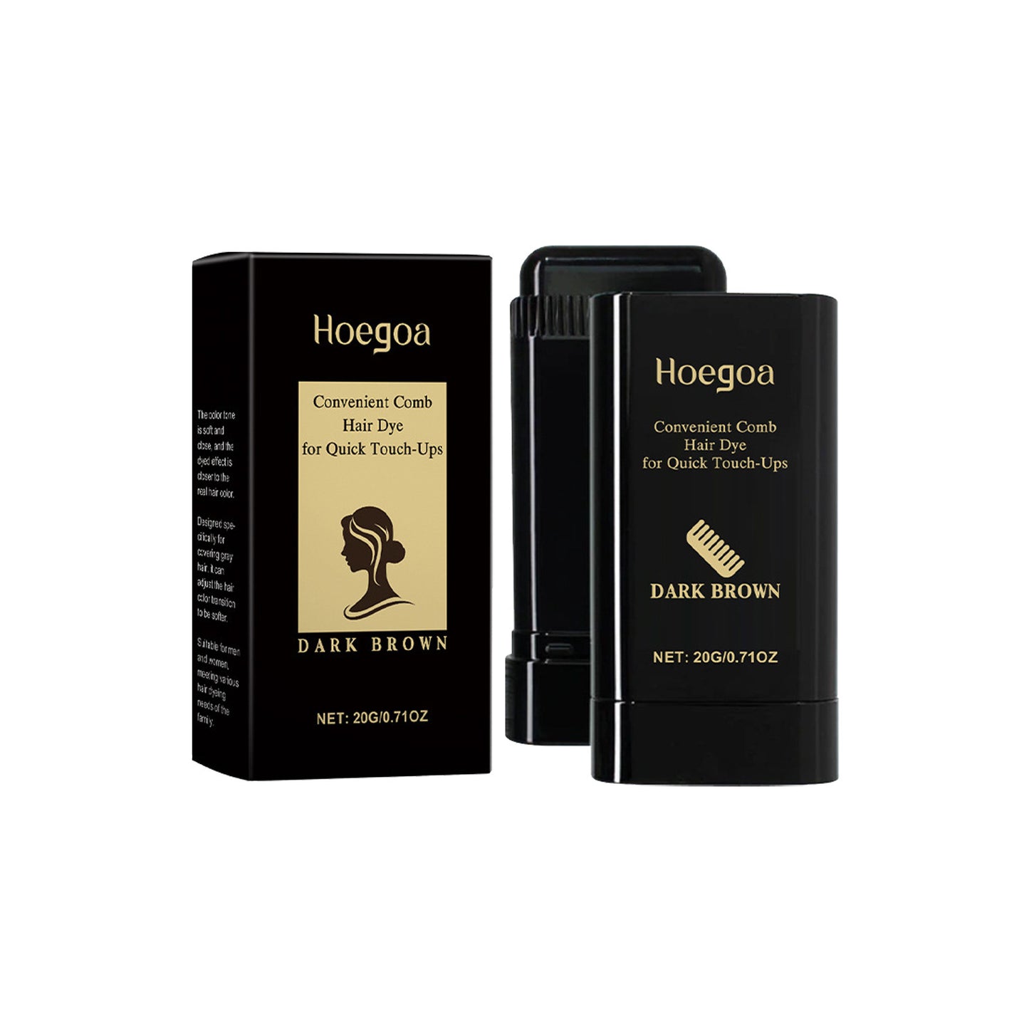 Convenient Comb Hair Dye for Quick Touch-Ups