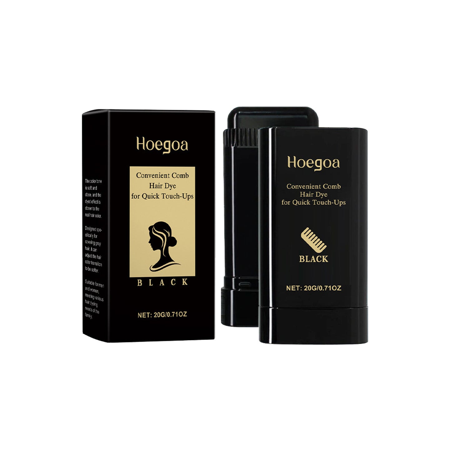 Convenient Comb Hair Dye for Quick Touch-Ups